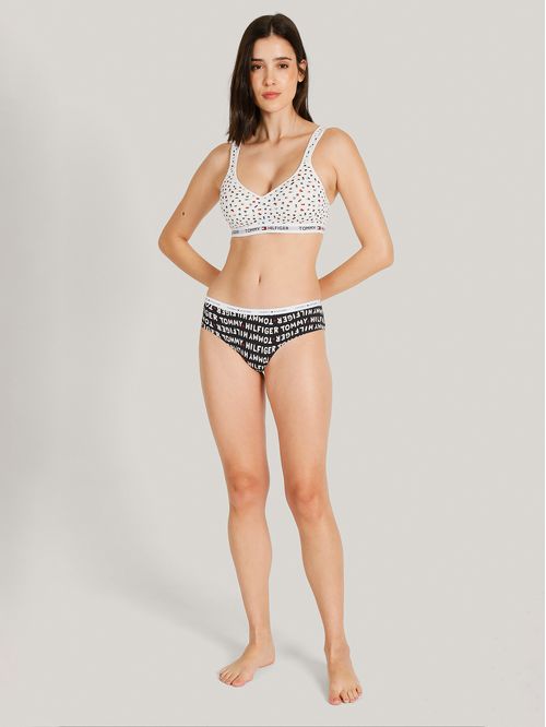 Bralette con logo en la banda elástica