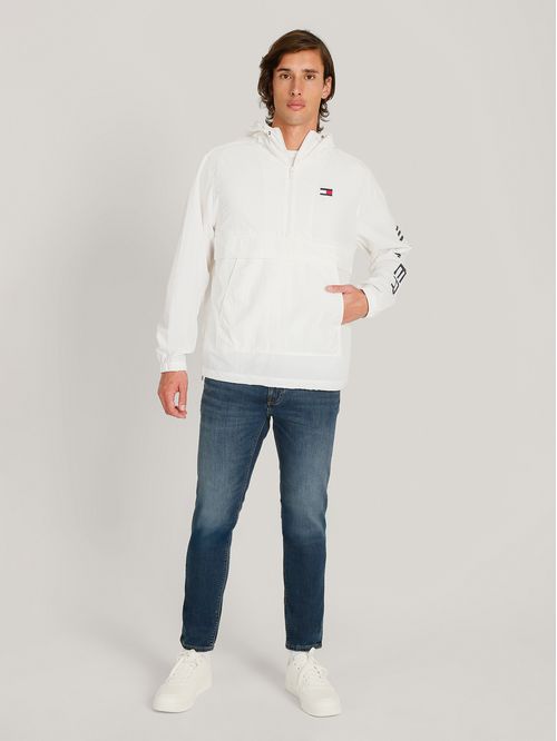 Chaqueta Impermeable De Medio Cierre