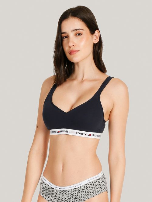 Bralette con logo en la banda elástica