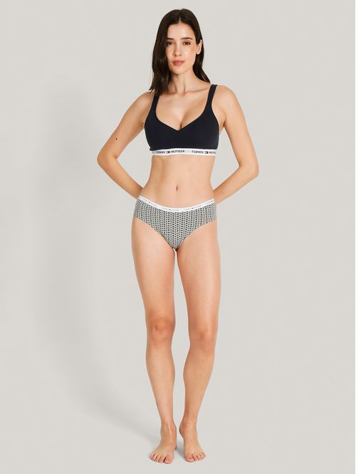 Bralette con logo en la banda elástica