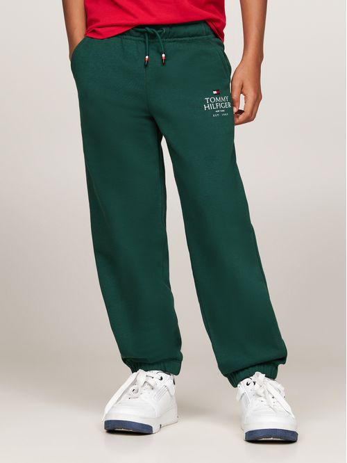 Joggers De Niño Con Logo Gráfico