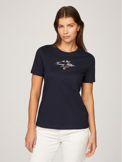 Polera Logo Script Regular Fit