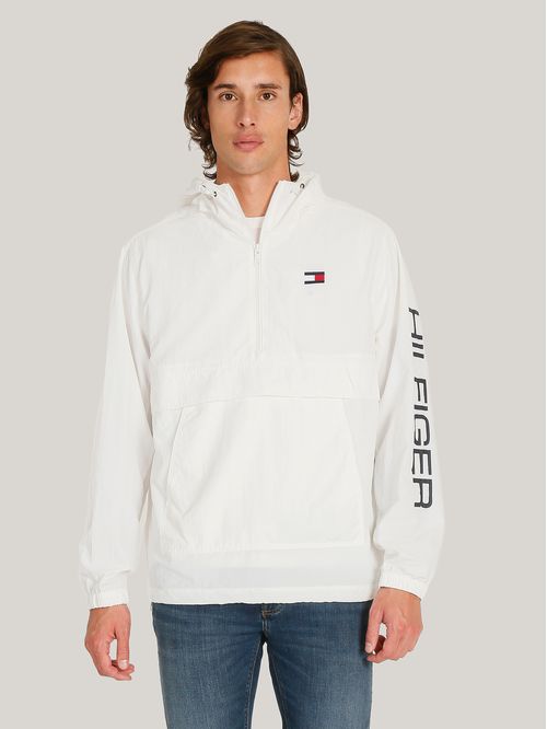 Chaqueta Impermeable De Medio Cierre