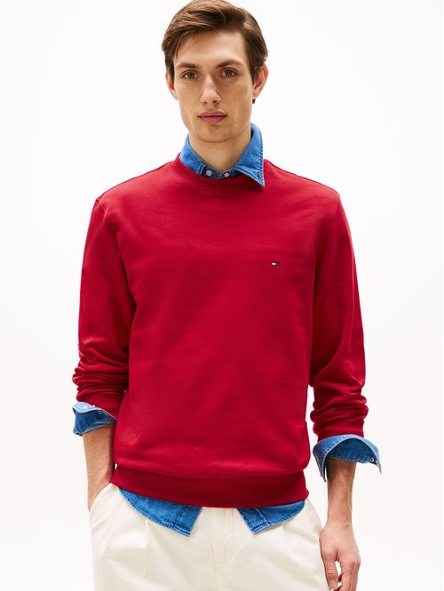 Polerón Solid Con Cuello Redondo