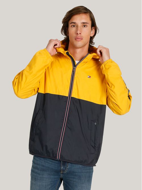 Cortaviento Color Block Con Logo