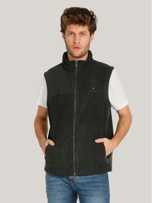 Chaqueta Vest Solid Con Logo