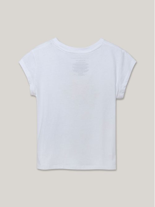 Polera De Niña Con Logo Grande