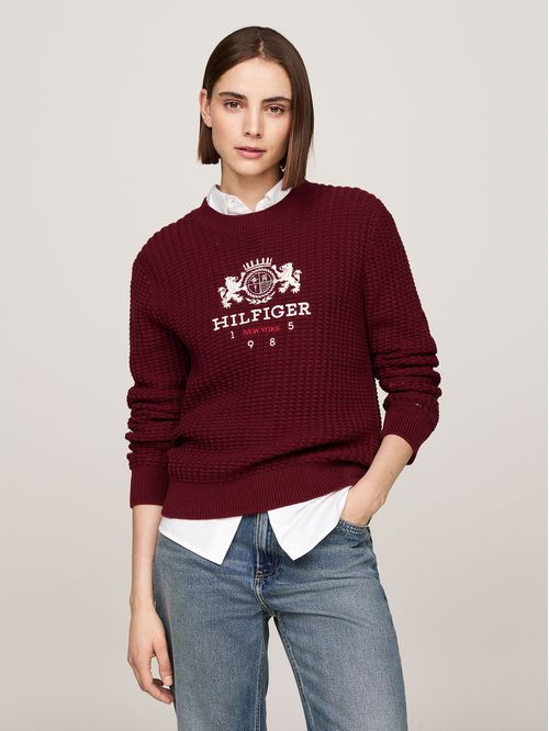 Sweater Con Logo Varsity Crest