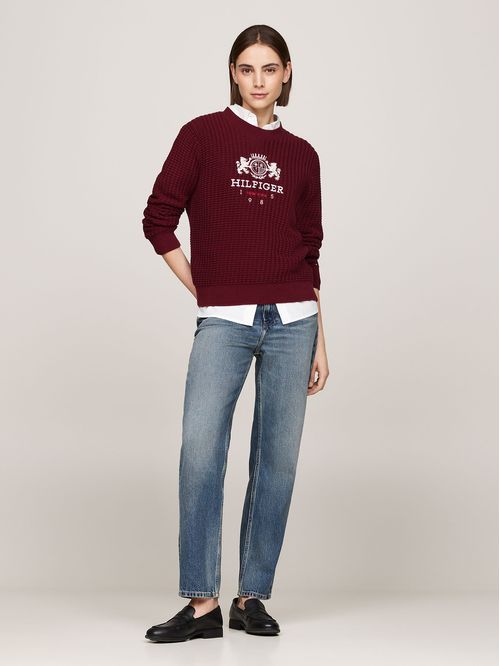Sweater Con Logo Varsity Crest