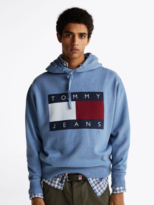 Polerón Hoodie Relaxed Mélange Logo