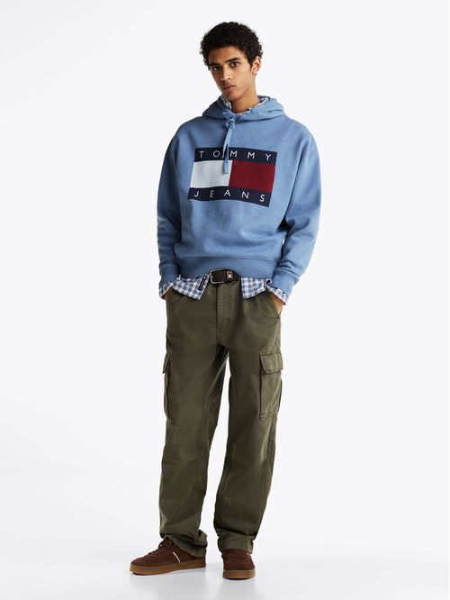 Polerón Hoodie Relaxed Mélange Logo
