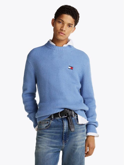 Sweater De Punto Canal Con Logo