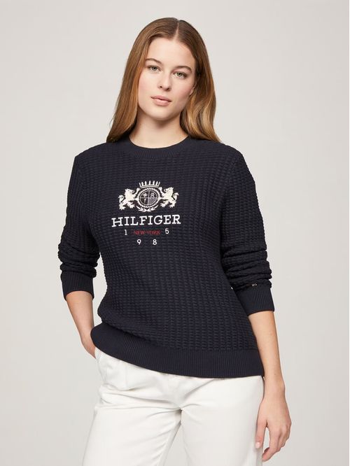 Sweater Con Logo Varsity Crest
