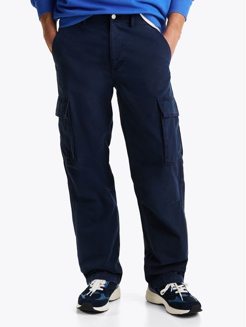 Pantalón Cargo De Algodón Relaxed Fit