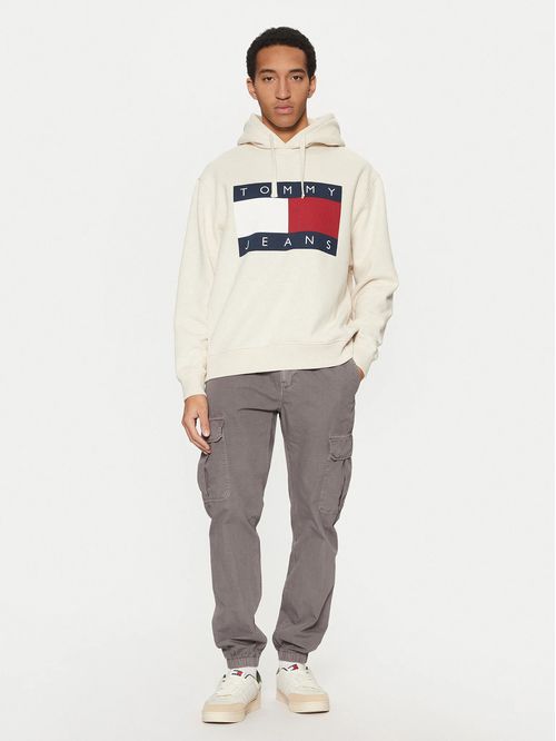 Polerón Hoodie Relaxed Mélange Logo