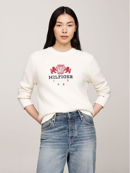 Sweater Con Logo Varsity Crest