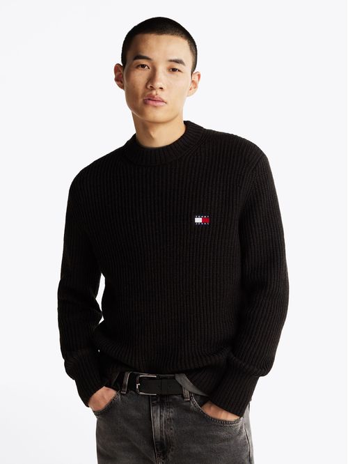 Sweater De Punto Canal Con Logo