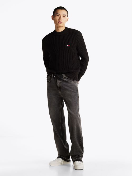 Sweater De Punto Canal Con Logo