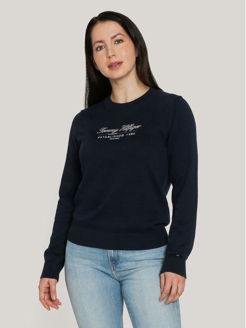 Sweater Script Graphic Logo