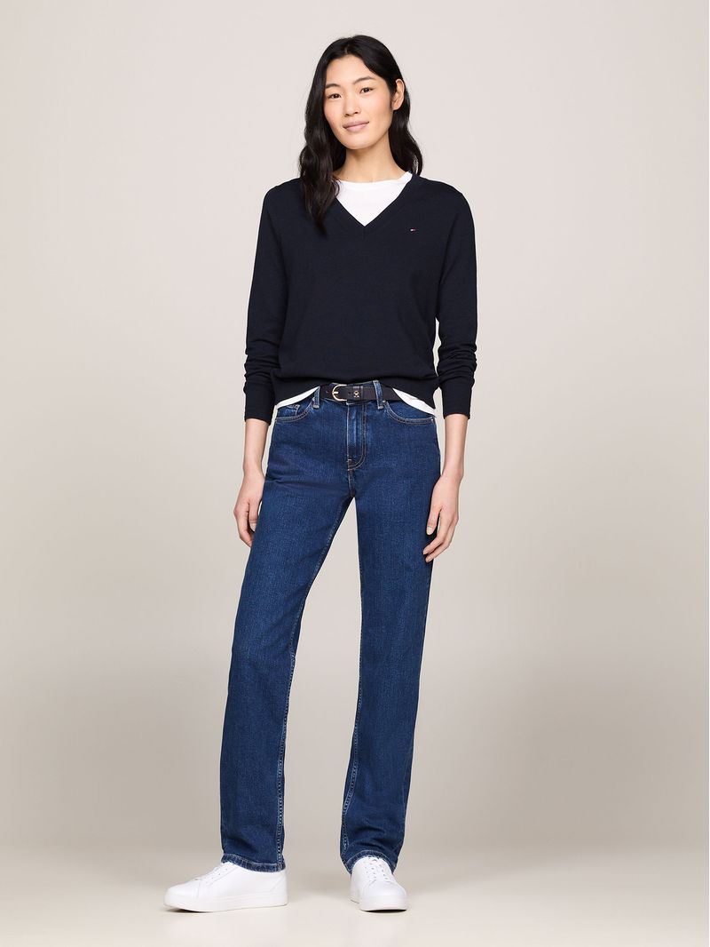 Sweater-De-Cuello-V-Con-Logo
