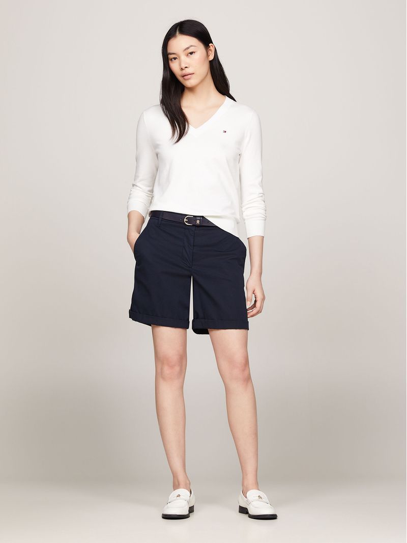 Sweater-De-Cuello-V-Con-Logo