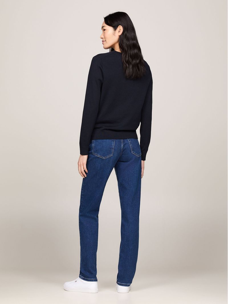 Sweater-De-Cuello-V-Con-Logo