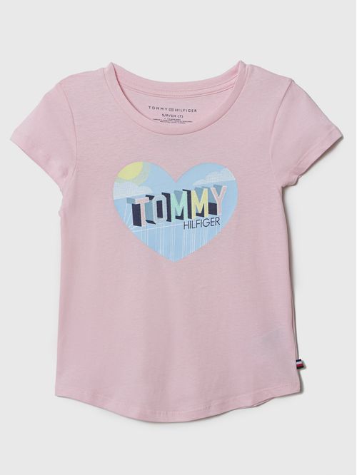 Polera De Niña Con Logo Heart