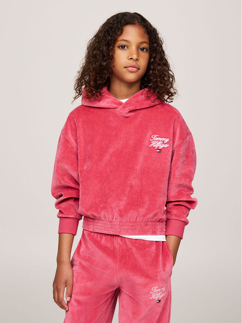 Poleron-Hoodie-De-Niña-Con-Logo-Script