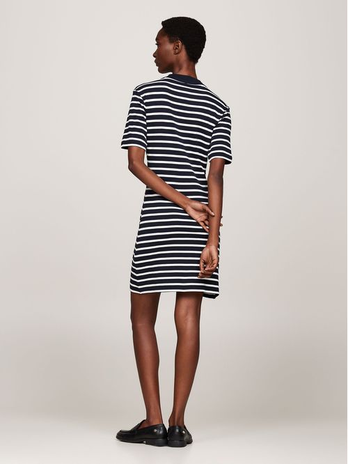 Vestido Con Diseño De Rayas