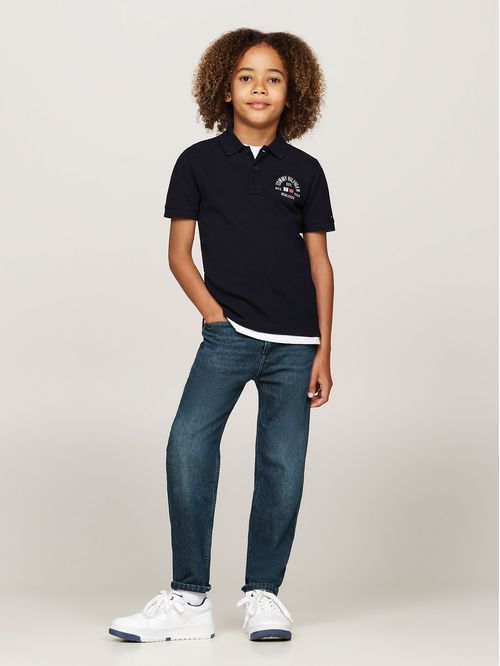 Polo De Niño Logo Flag Regular Fit