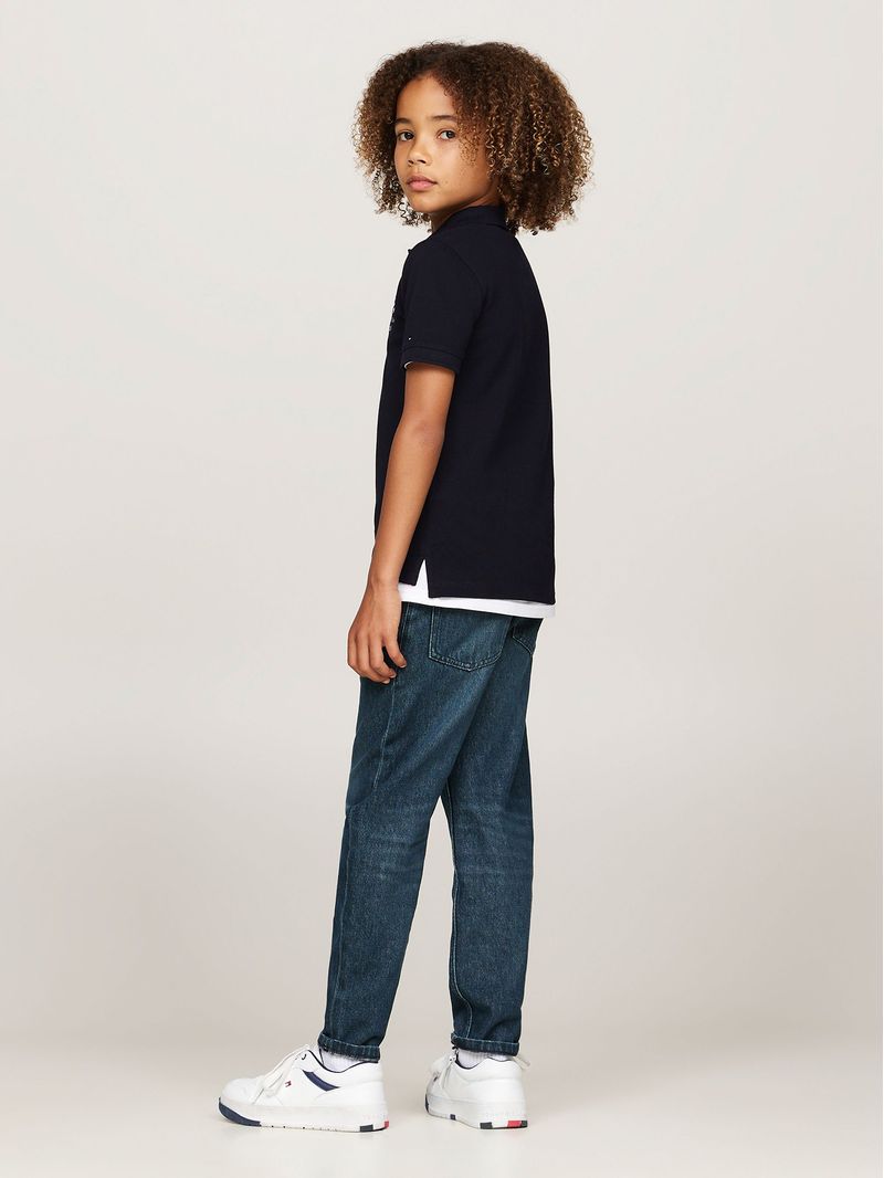 Polo-De-Niño-Logo-Flag-Regular-Fit