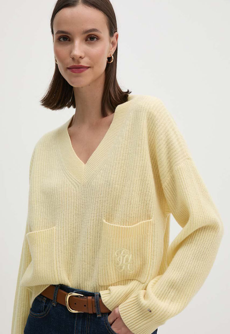 Sweater-Cuello-V-Con-Dos-Bolsillos