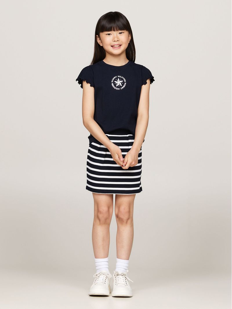 Polera-De-Niña-Con-Logo-Metalico