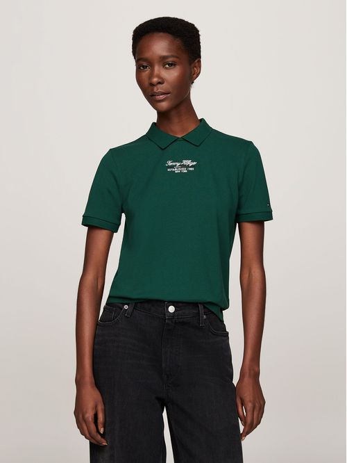 Polo Con Logo Script Regular Fit