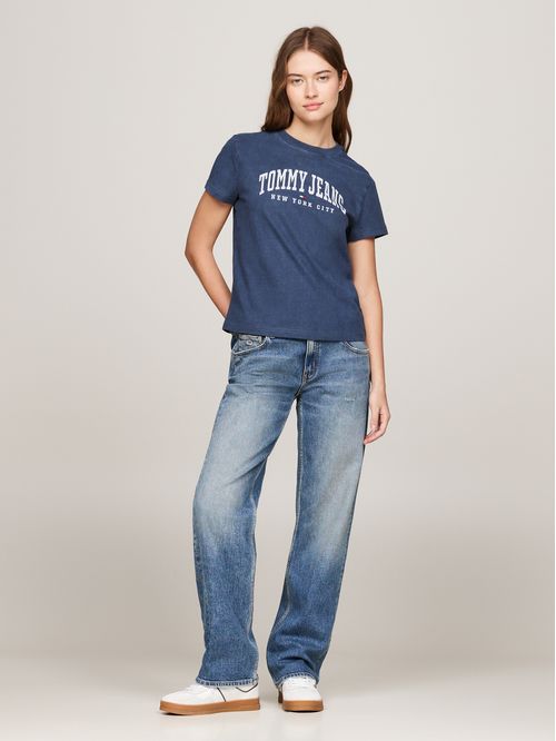 Polera Varsity Con Logo