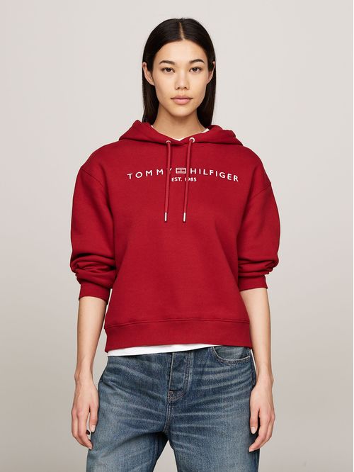 Polerón Hoodie Con Logo Bordado