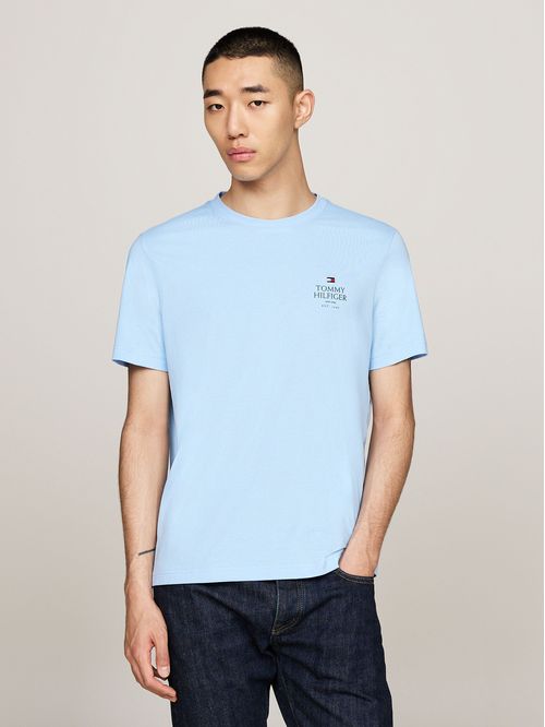 Polera De Cuello Redondo Con Logo