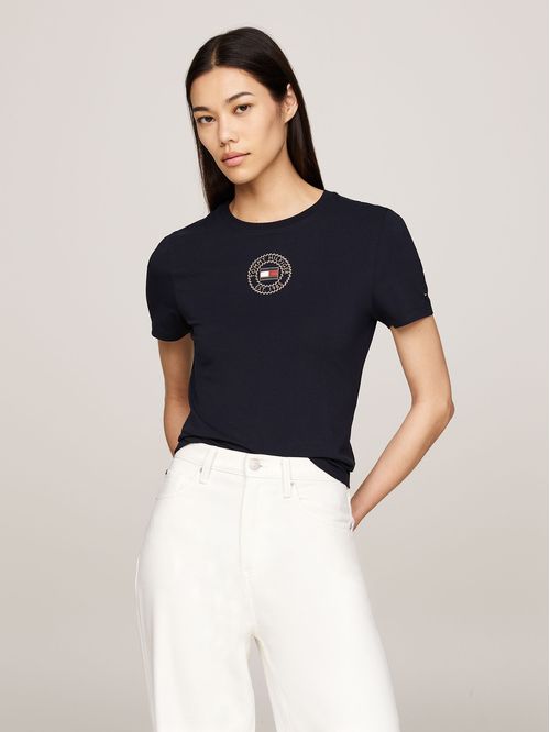 Polera Nautical Graphic Logo Slim Fit