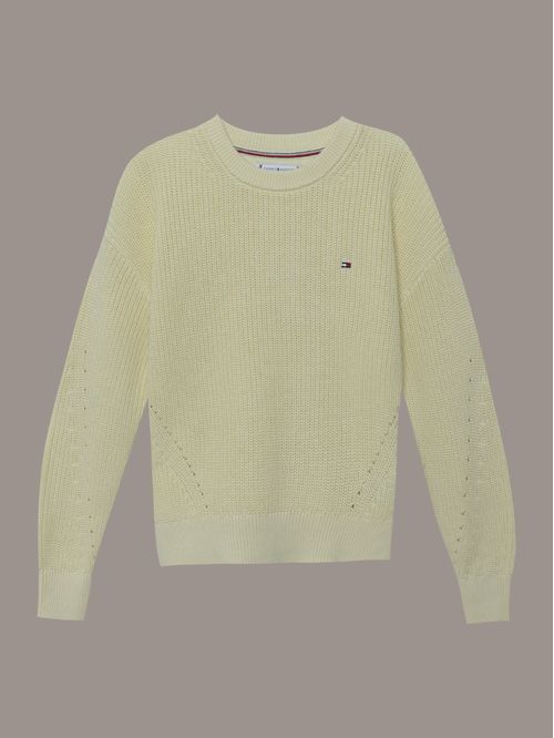 Sweater De Niña Essential De Corte Amplio