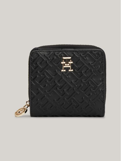 Billetera Con Monograma En Relieve - TALLA:Talla única