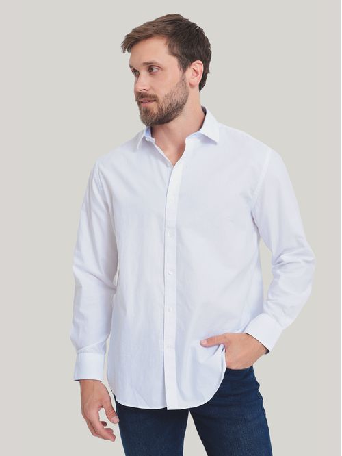 Camisa De Vestir Essential Con Logo
