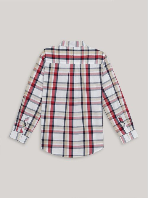 Camisa De Niño Con Estampado De Cuadros