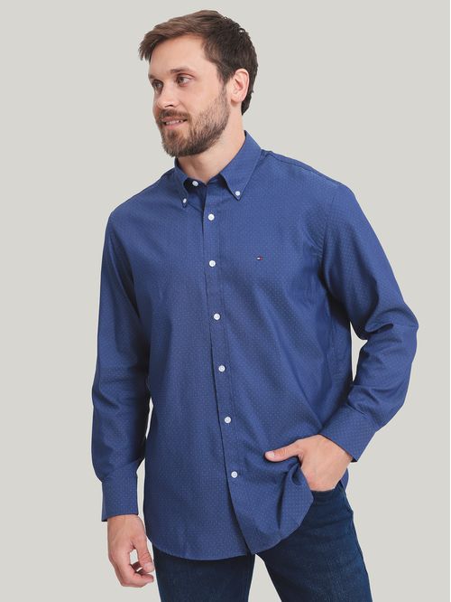 Camisa De Vestir Con Logo