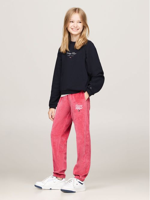 Joggers De Niña Con Logo Script