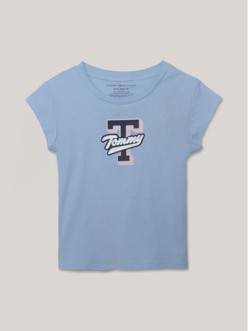Polera De Niña Con Logo Script