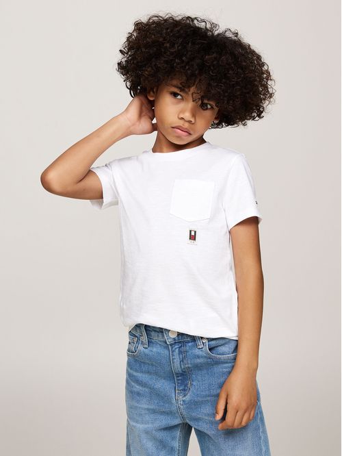 Polera Vertical Flag Con Logo
