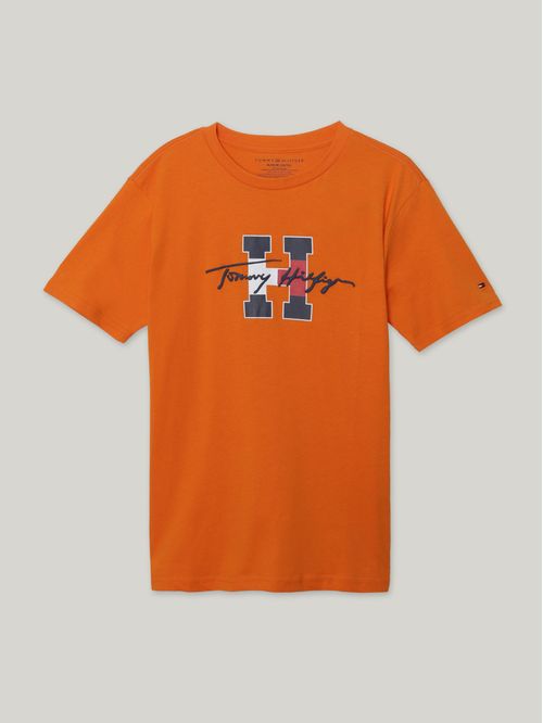 Polera De Niño Script Con Logo