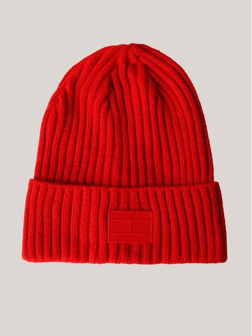 Gorro de canalé con insignia de logo