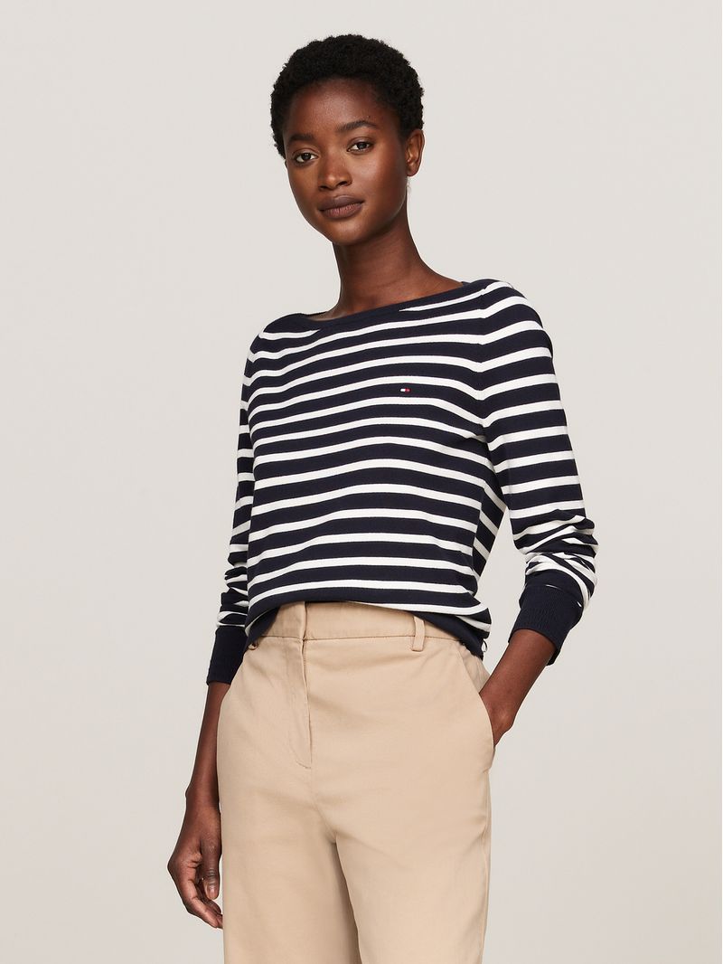 Sweater-Con-Cuello-Estilo-Barco