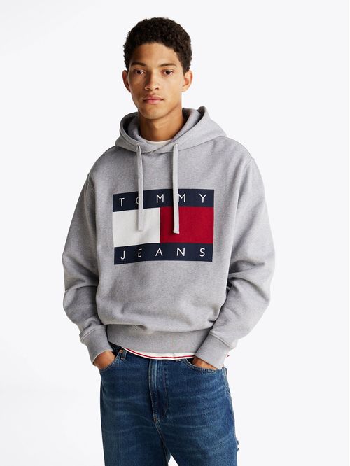 Polerón Hoodie Relaxed Mélange Logo
